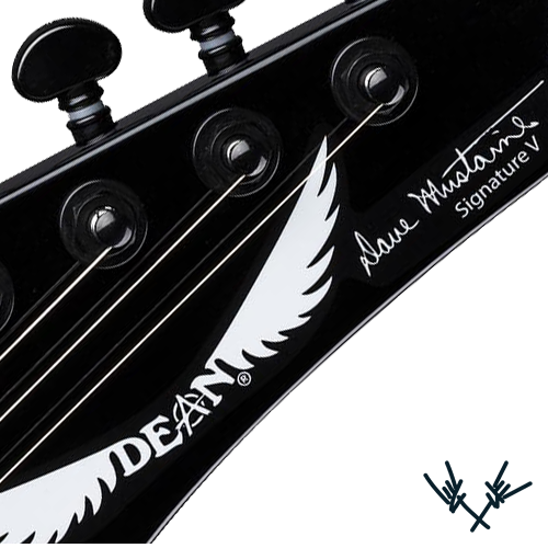 Dean Dave Mustaine Signature 'V' Decal