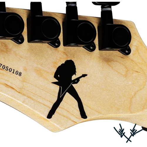 Dean - Dave Mustaine Silhouette Decal