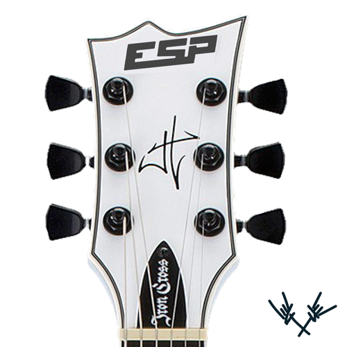 ESP James Hetfield Iron Cross Waterslide Headstock Decal