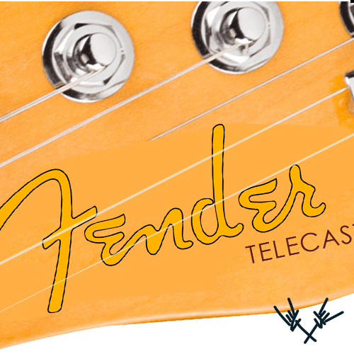 Fender Telecaster Headstock Decal