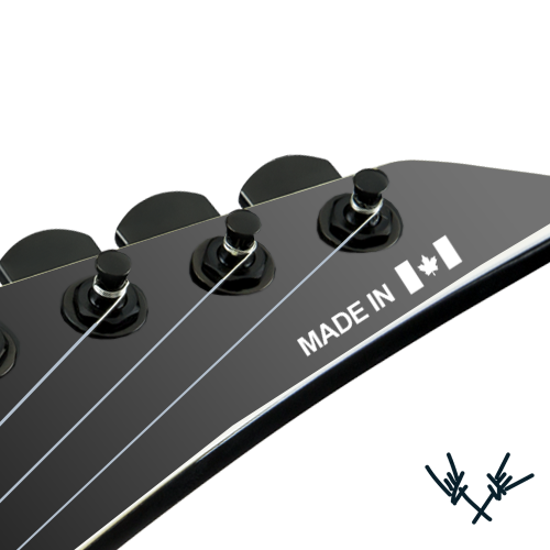 Made in Canada Waterslide Headstock Decal