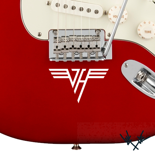 Van Halen Guitar Decal